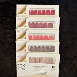 Color Street Nail Strips Bundle - Pink and Glitter Collection